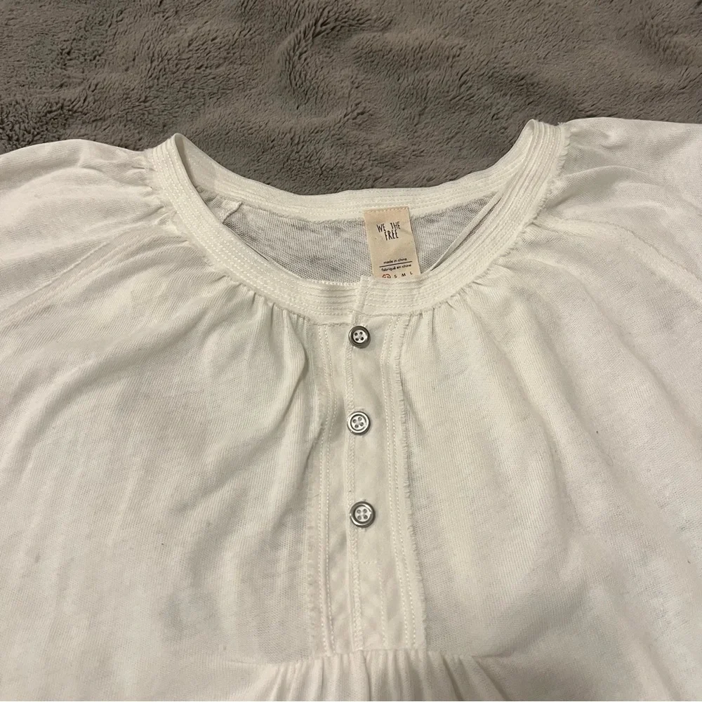 Free People Acadia Oversized Henry Top